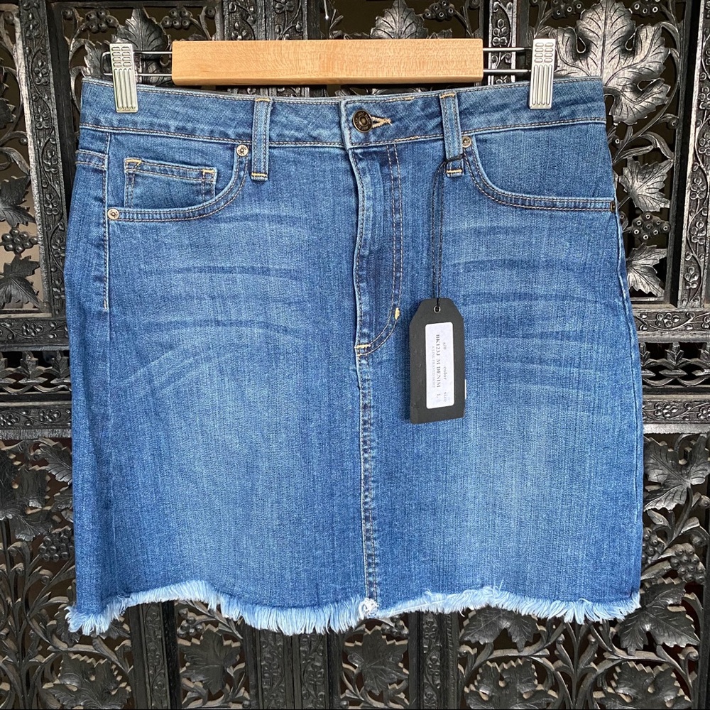 Just Black Denim Skirt